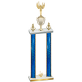 Double Blue Glacier First Place Victory Trophy