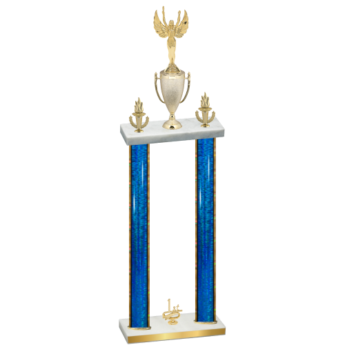Double Blue Glacier First Place Victory Trophy