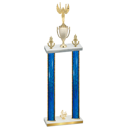 Double Blue Glacier Fourth Place Victory Trophy