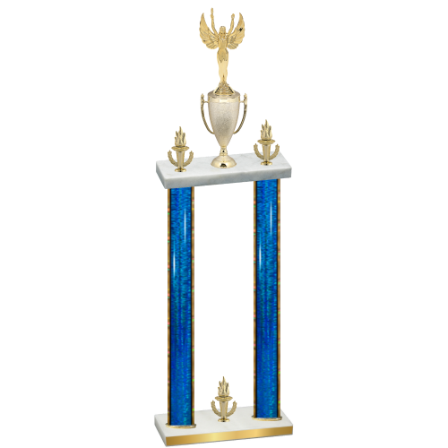 Double Blue Glacier Victory Victory Trophy