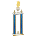 Double Blue Glacier Year Pickleball Trophy