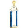 Double Blue Glacier Year Pickleball Trophy
