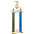 Double Blue Glacier Third Place Horses Trophy