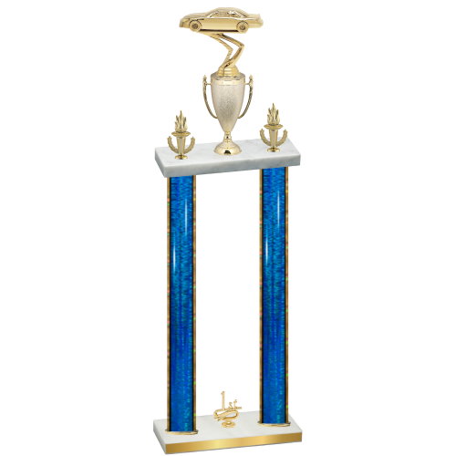 Double Blue Glacier First Place Cars Trophy