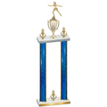 Double Blue Glacier Victory Skater Trophy