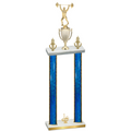 Double Blue Glacier First Place Weights Trophy