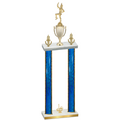 Double Blue Glacier First Place Majorette Trophy