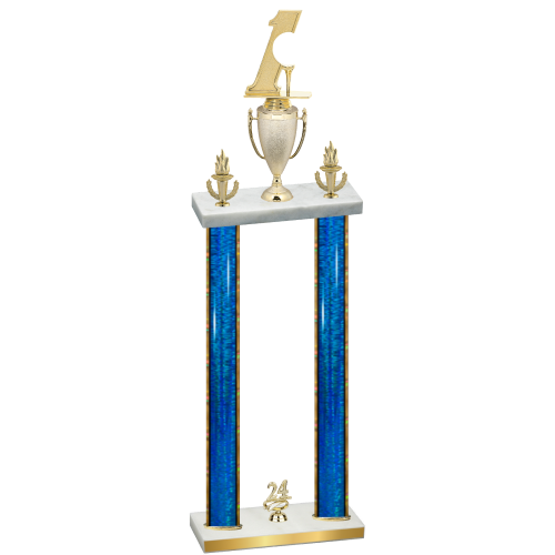 Double Blue Glacier Year Golf Trophy