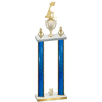Double Blue Glacier Year Golf Trophy