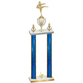 Double Blue Glacier First Place Karate Trophy