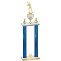 Double Blue Glacier Fourth Place Softball Trophy