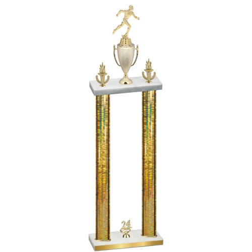 Double Gold Glacier Year Running Trophy