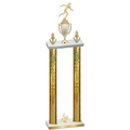 Double Gold Glacier Fourth Place Running Trophy