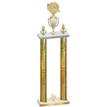 Double Gold Glacier Fourth Place Running Trophy
