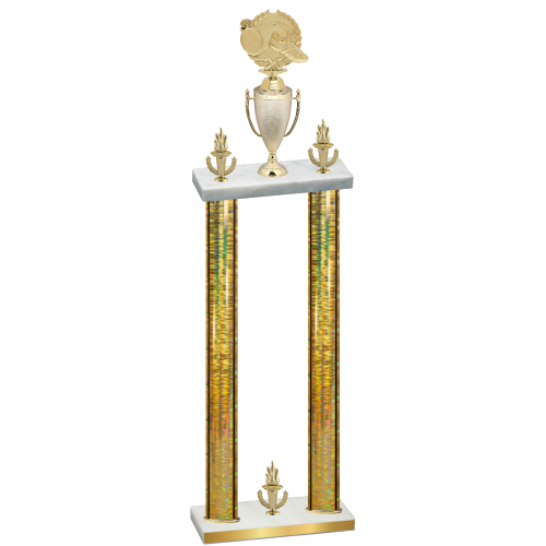 Double Gold Glacier Victory Running Trophy