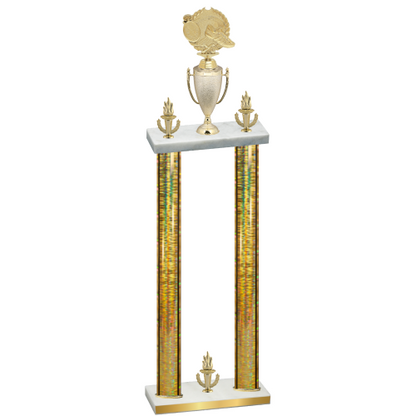 Double Gold Glacier Victory Running Trophy