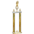 Double Gold Glacier First Place Football Trophy