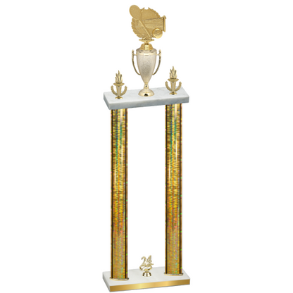 Double Gold Glacier Year Tennis Trophy