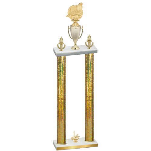 Double Gold Glacier First Place Swimming Trophy