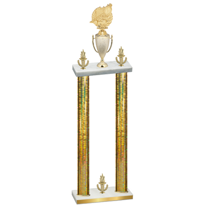 Double Gold Glacier Victory Swimming Trophy