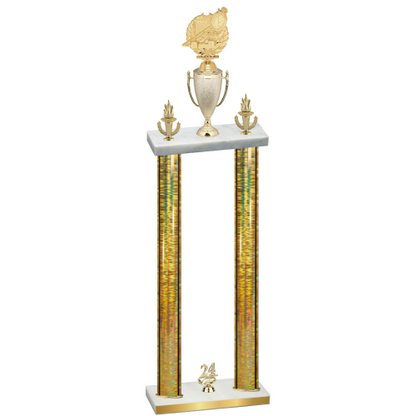 Double Gold Glacier Year Swimming Trophy