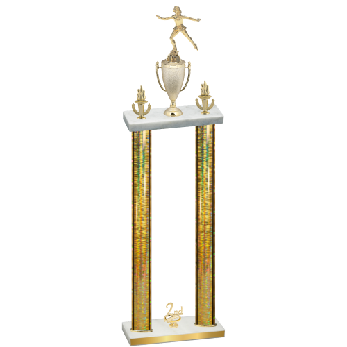 Double Gold Glacier Second Place Skater Trophy