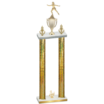 Double Gold Glacier Third Place Skater Trophy