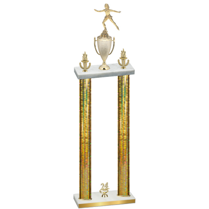 Double Gold Glacier Year Skater Trophy