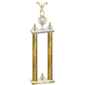 Double Gold Glacier Victory Weights Trophy
