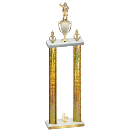 Double Gold Glacier Fourth Place Holiday Trophy