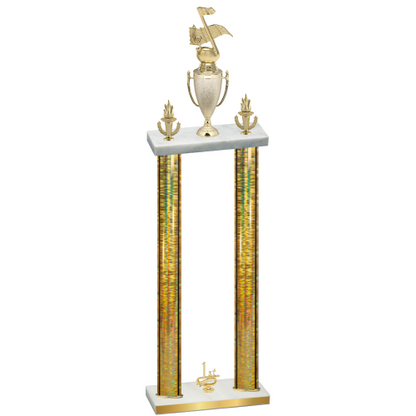Double Gold Glacier First Place Music Trophy