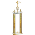 Double Gold Glacier Second Place Karate Trophy