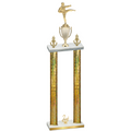 Double Gold Glacier Second Place Karate Trophy