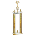 Double Gold Glacier Victory Karate Trophy