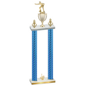 Double Blue Carbon Fiber First Place Shooter Trophy