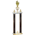 Double Black Glacier Fourth Place Rugby Trophy