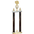 Double Black Glacier Fourth Place Running Trophy