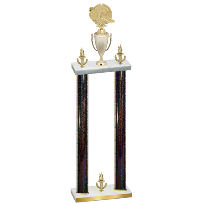 Double Black Glacier Victory Running Trophy