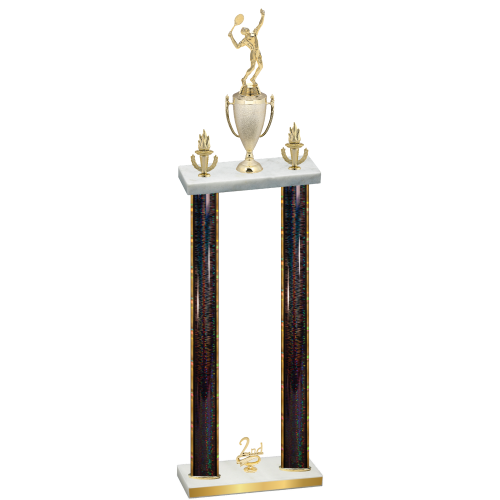 Double Black Glacier Second Place Tennis Trophy