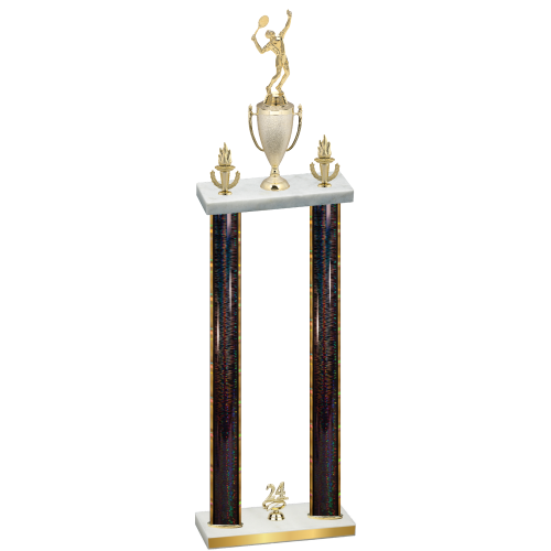 Double Black Glacier Year Tennis Trophy