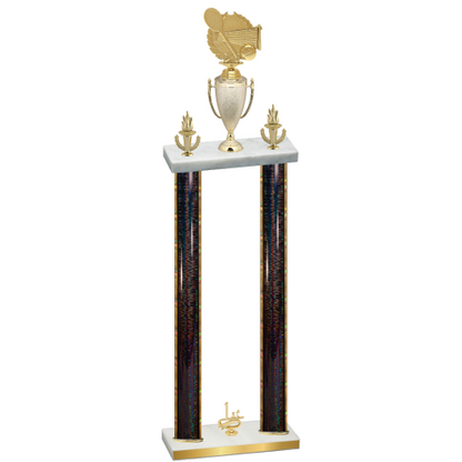 Double Black Glacier First Place Tennis Trophy
