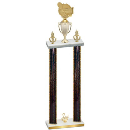 Double Black Glacier Second Place Tennis Trophy