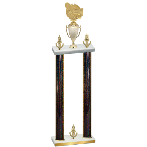 Double Black Glacier Victory Tennis Trophy