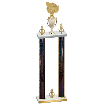 Double Black Glacier Victory Tennis Trophy