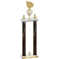 Double Black Glacier Year Tennis Trophy
