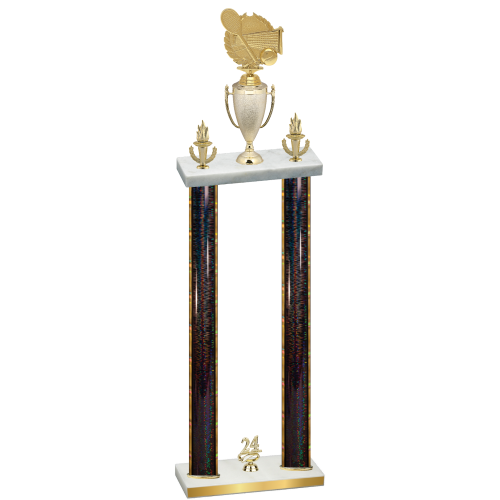 Double Black Glacier Year Tennis Trophy