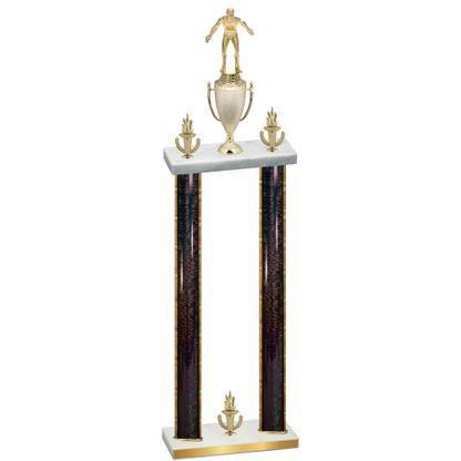 Double Black Glacier Victory Wrestling Trophy