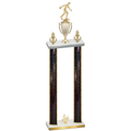 Double Black Glacier Fourth Place Bowling Trophy