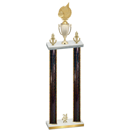 Double Black Glacier Year Volleyball Trophy