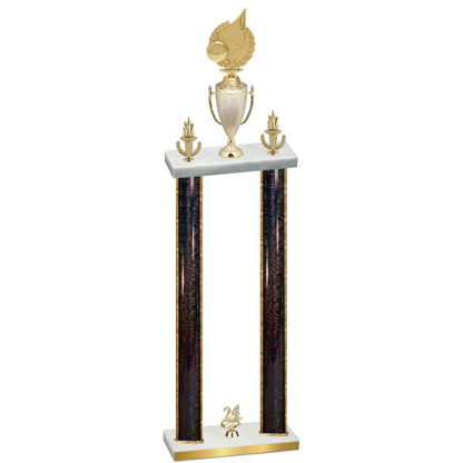 Double Black Glacier Year Volleyball Trophy